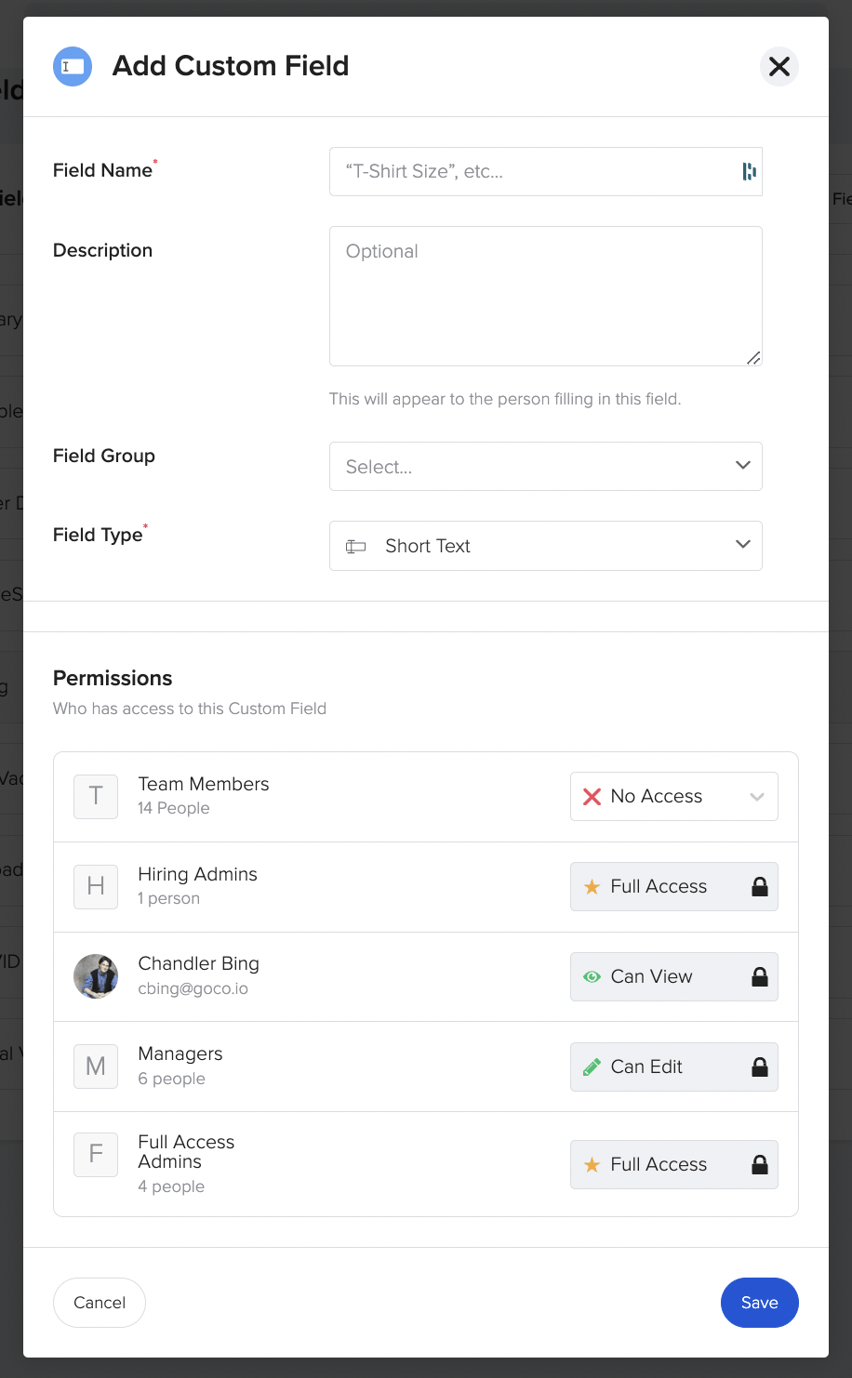 How do I create a Custom Field?